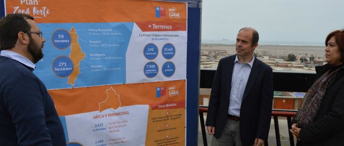 Subsecretario de Vivienda y Urbanismo lanza Plan Zona Norte en Arica y Parinacota para disminuir déficit habitacional