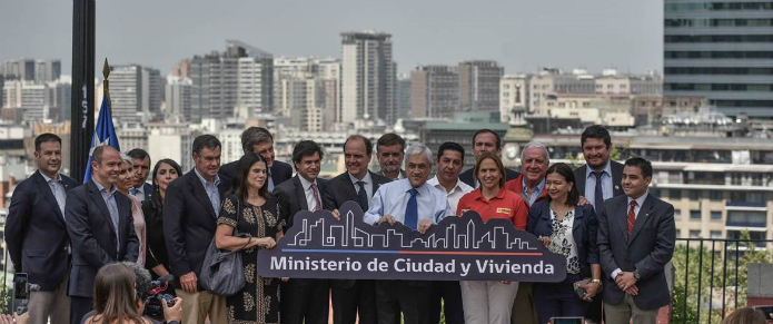 Presidente Piñera firma proyecto de ley de Integración Social y Urbana que crea el Ministerio de Ciudad y Vivienda