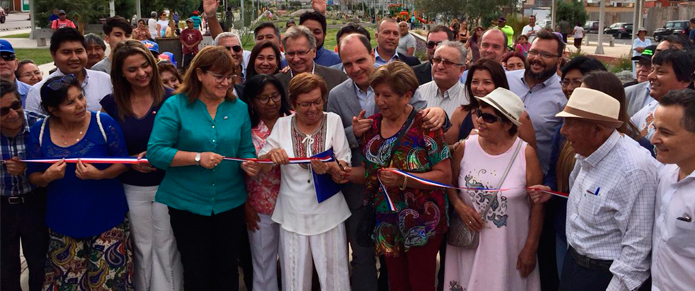 Inauguración de parque las torres fue una verdadera fiesta barrial