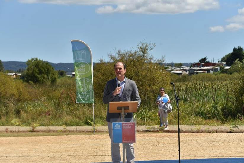 Ministro Cristián Monckeberg inaugura Parque Urbano Catrico en Valdivia