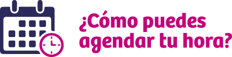 ¿Cómo puedes agendar una hora? 