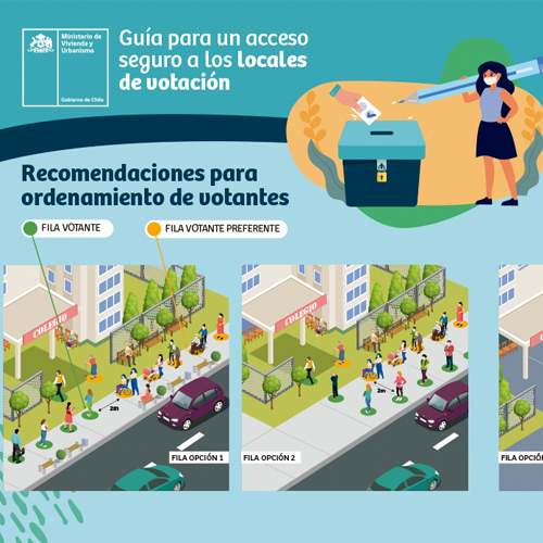 Guía para un acceso seguro a los locales de votación