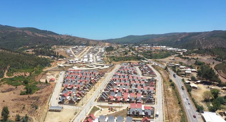 Balance del Ministerio de Vivienda y Urbanismo: Obras de reconstrucción de Santa Olga alcanzan un 98% de avance