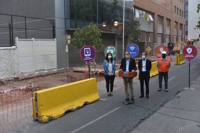 Minvu y Santiago presentan el “Paseo Centro Cívico” que transformará en una Smart City sector sur de la Alameda