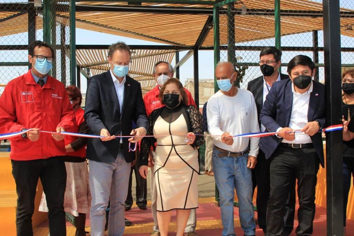 Ministro Felipe Ward inaugura obras de renovación de plazas del sector “Ampliación Chile” de Arica que benefician a más de 5 mil vecinos