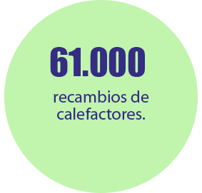 61.000 recambios decalefactores