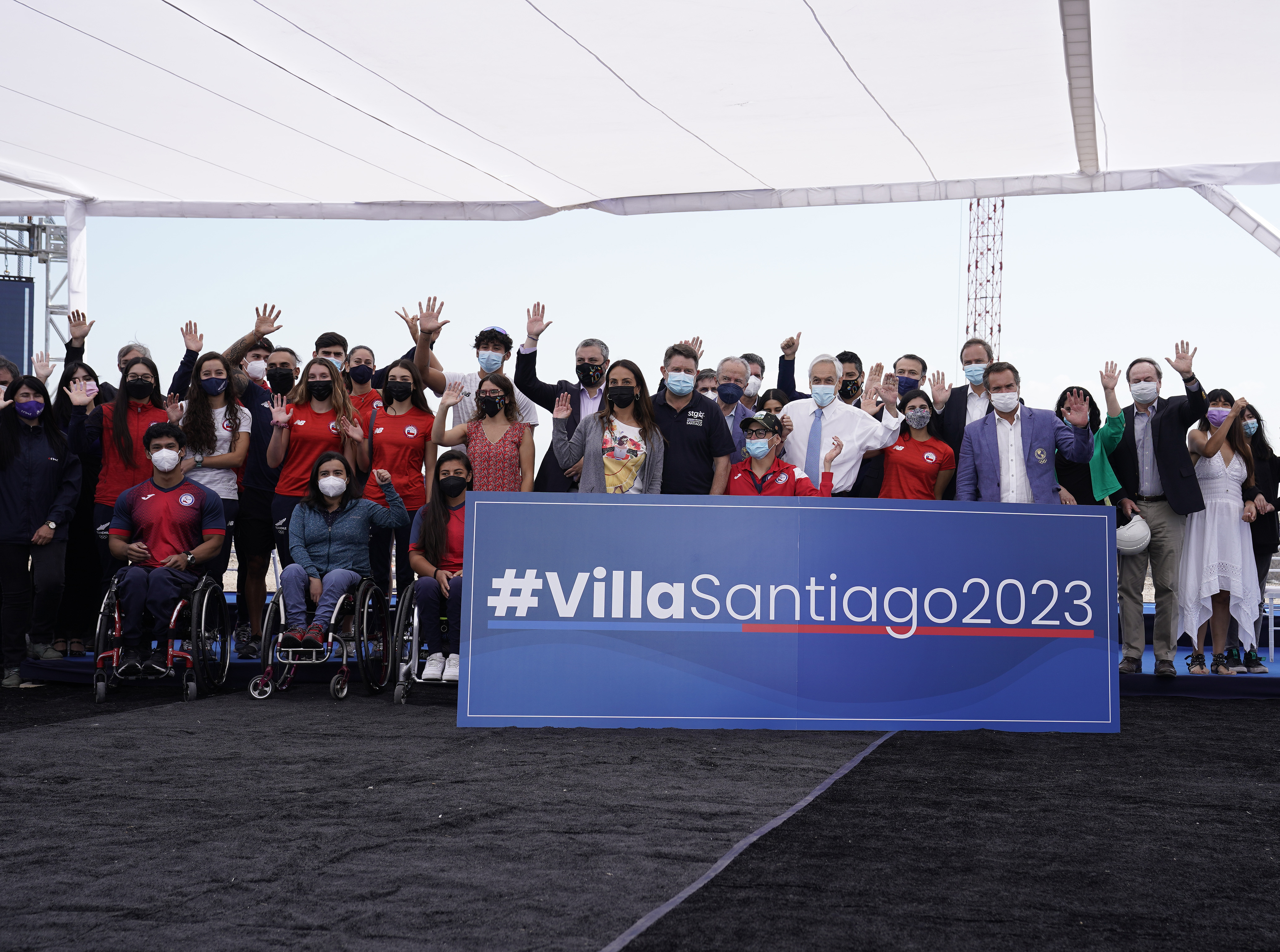 Presidente Piñera instala primera piedra de la Villa Santiago 2023 para los Juegos Panamericanos y Parapanamericanos: “En este espacio van a residir los sueños, los proyectos y las metas de cientos de deportistas chilenos que nos van a representar”