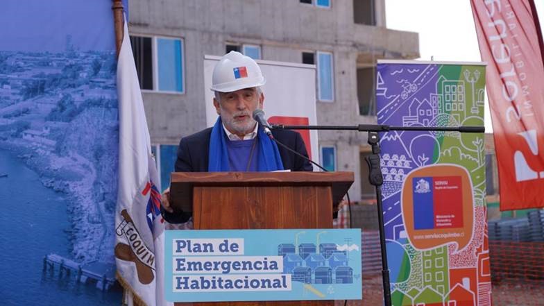 Ministro Montes expone alcances del Plan de Emergencia Habitacional en región de Coquimbo