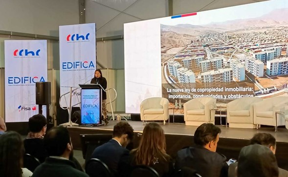 Secretaría Ejecutiva de Condominios expone sobre alcances de nueva Ley de Copropiedad en feria Edifica 2022