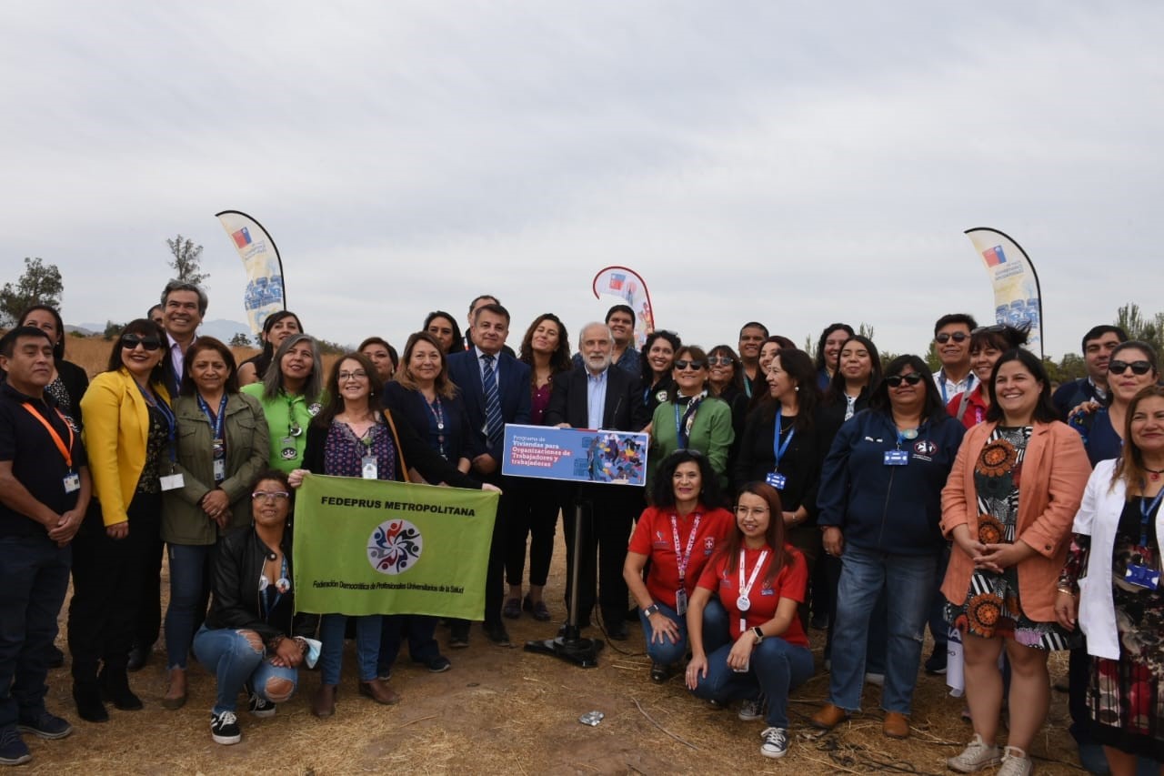 Minvu presenta primeros proyectos seleccionados por el nuevo programa habitacional para organizaciones de trabajadores