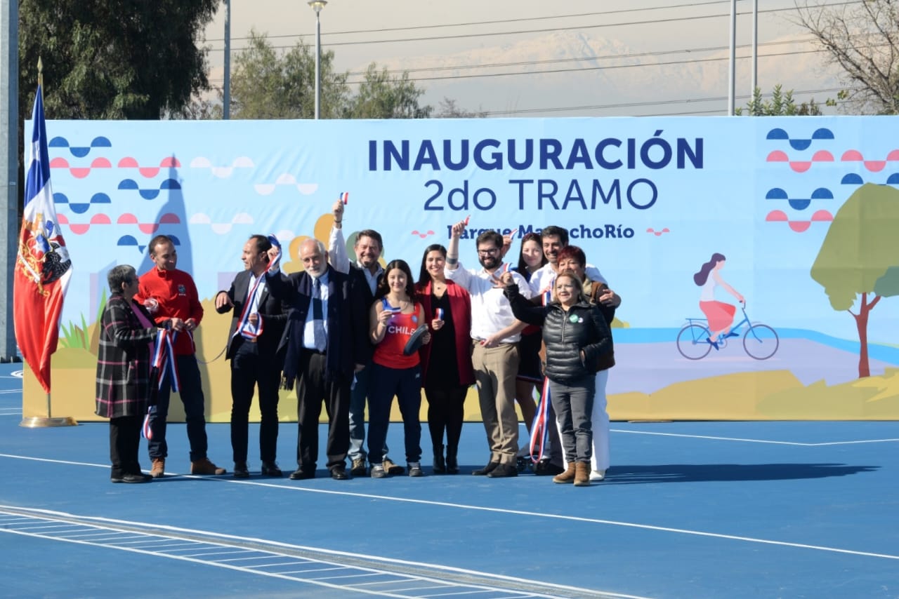 Gobierno inaugura la segunda etapa del Parque Mapocho Río