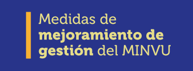 Medidas de mejoramiento Minvu