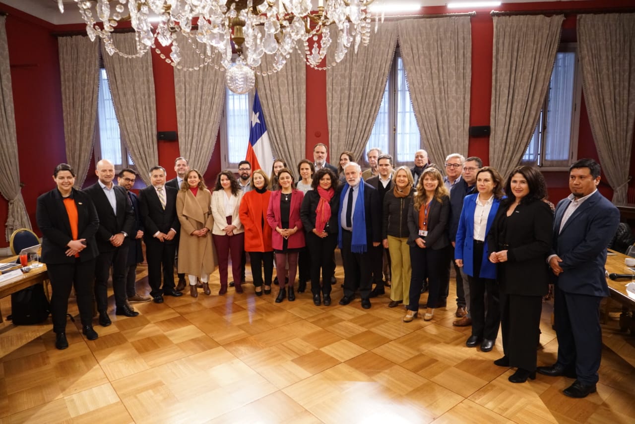 Ministros de Vivienda, Agricultura, Bienes Nacionales, Transportes y Desarrollo Social participan de la primera sesión del Consejo Nacional de Desarrollo Territorial