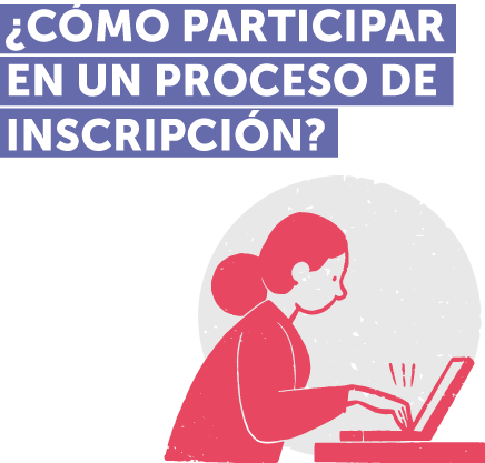 ¿CÓMO PARTICIPAR EN UN PROCESO DE INSCRIPCIÓN? 
