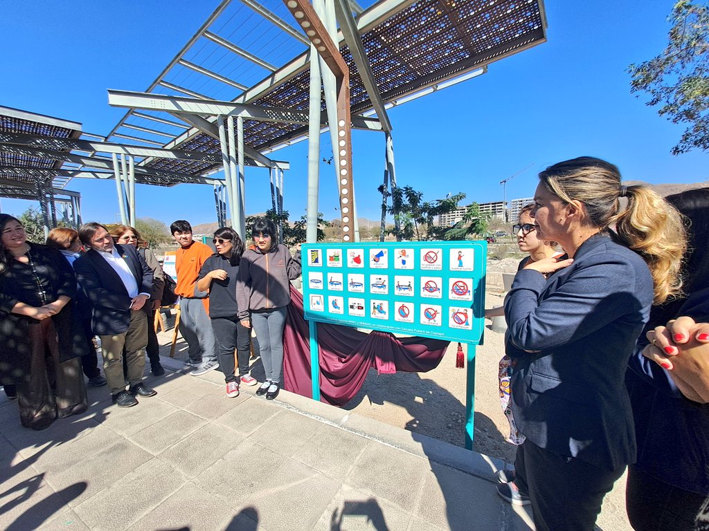 Parque Kaukari Minvu de Copiapó es el primer parque urbano del país que incorpora señaléticas dirigidas a personas autistas