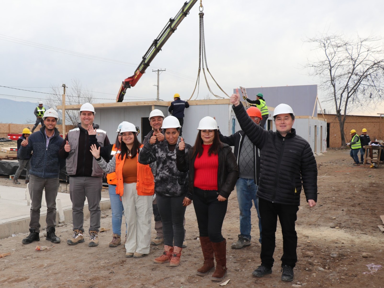 Conjunto Habitacional Altos de Lircay, el primero completamente industrializado de O’Higgins, completa un 22% de avance a solo meses de iniciar su construcción