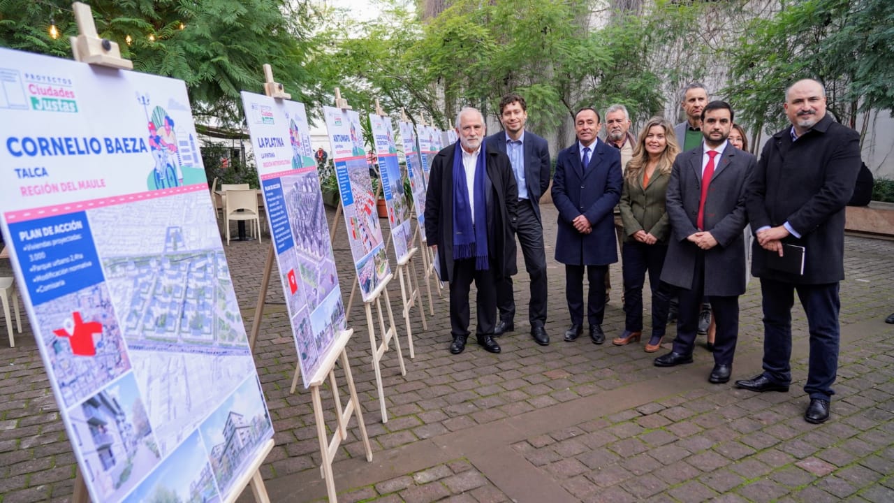 Ministerio de Vivienda y Urbanismo anuncia 12  proyectos en el marco del programa “Ciudades Justas”