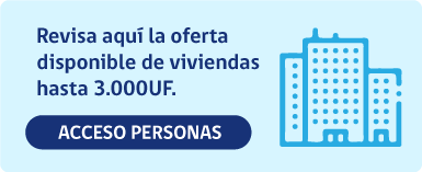 Revisa aquí la oferta disponible de viviendas hasta 3.000UF