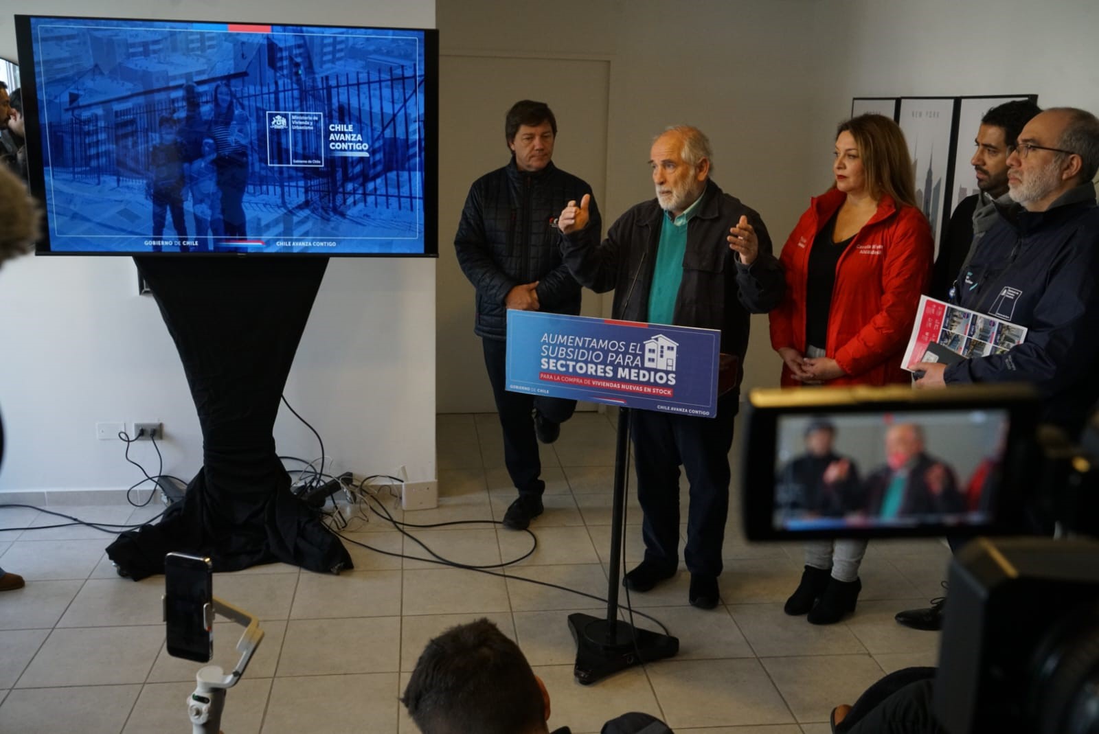 Ministro Montes lanza portal con stock de viviendas de hasta 3.000 UF para familias de sectores medios
