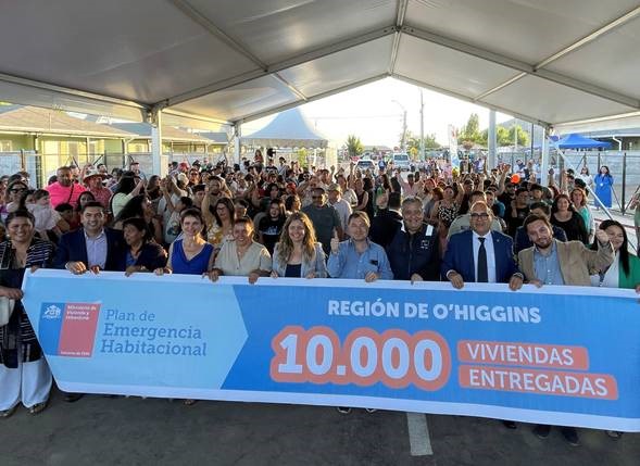 Ministra Tohá y Subsecretaria Elgueta participan de hito de 10 mil viviendas terminadas en O’Higgins