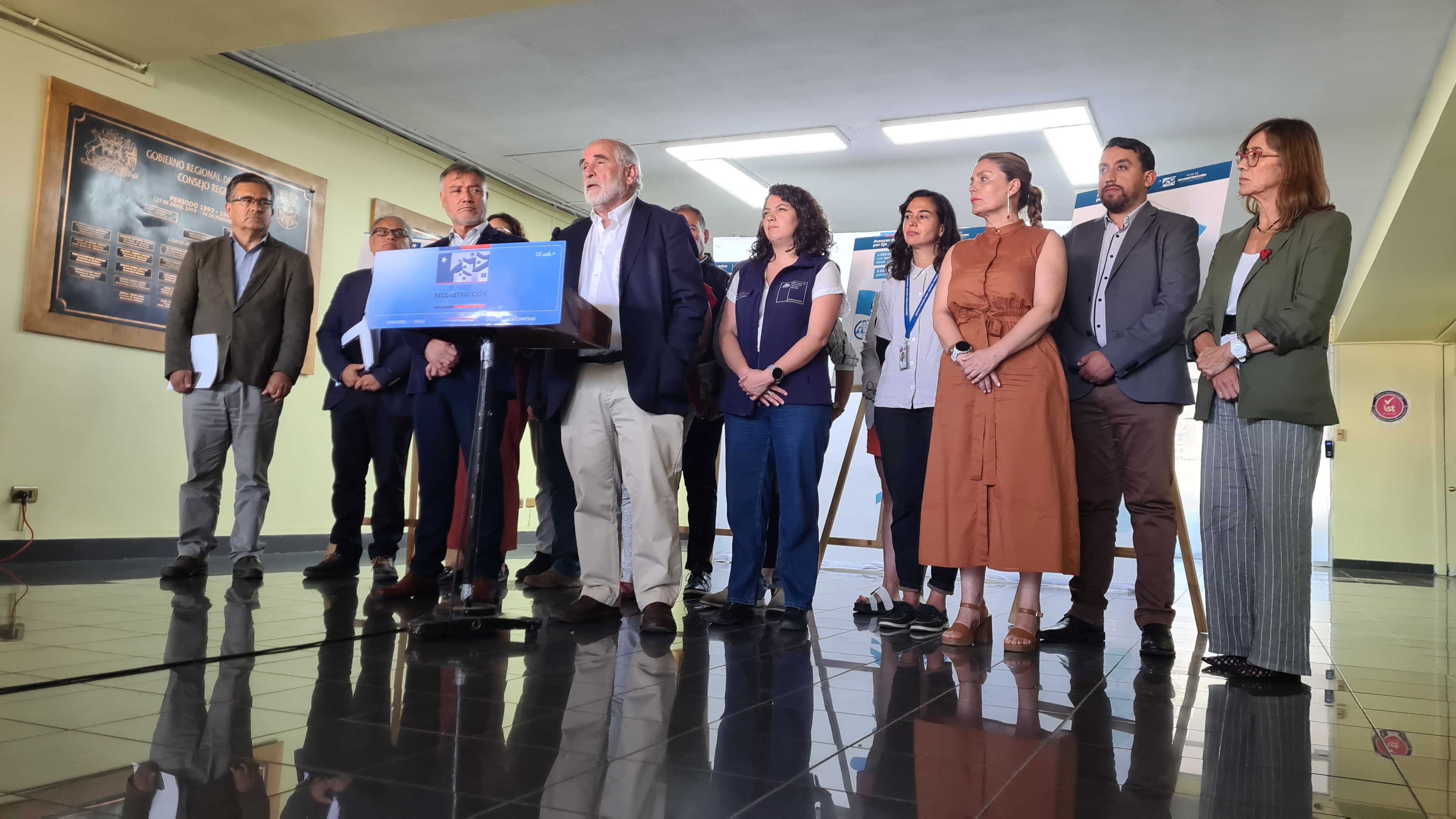 Gobierno anuncia nueva etapa marcada por mayor avance de la reconstrucción del megaincendio de la región de Valparaíso