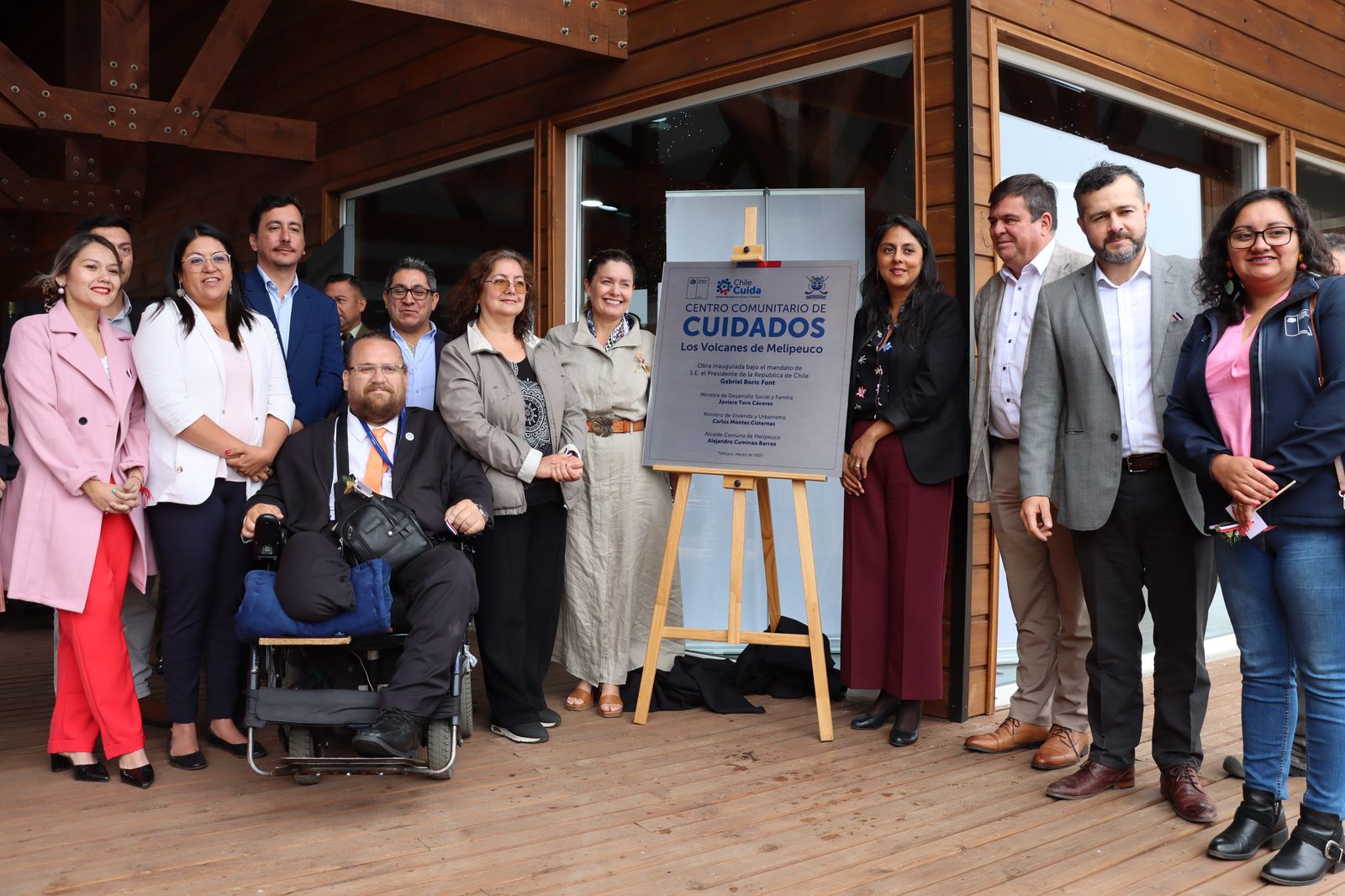 Subsecretaria Elgueta junto a ministra Toro inaugura tres centros de cuidados en La Araucanía