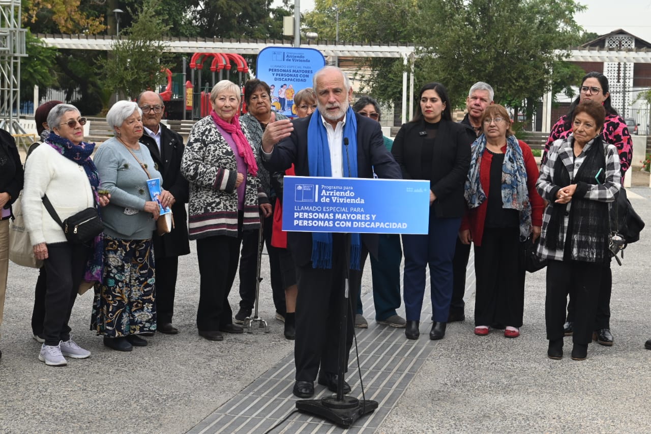 Ministro Montes anuncia apertura del Subsidio de Arriendo para Personas Mayores y Personas con Discapacidad