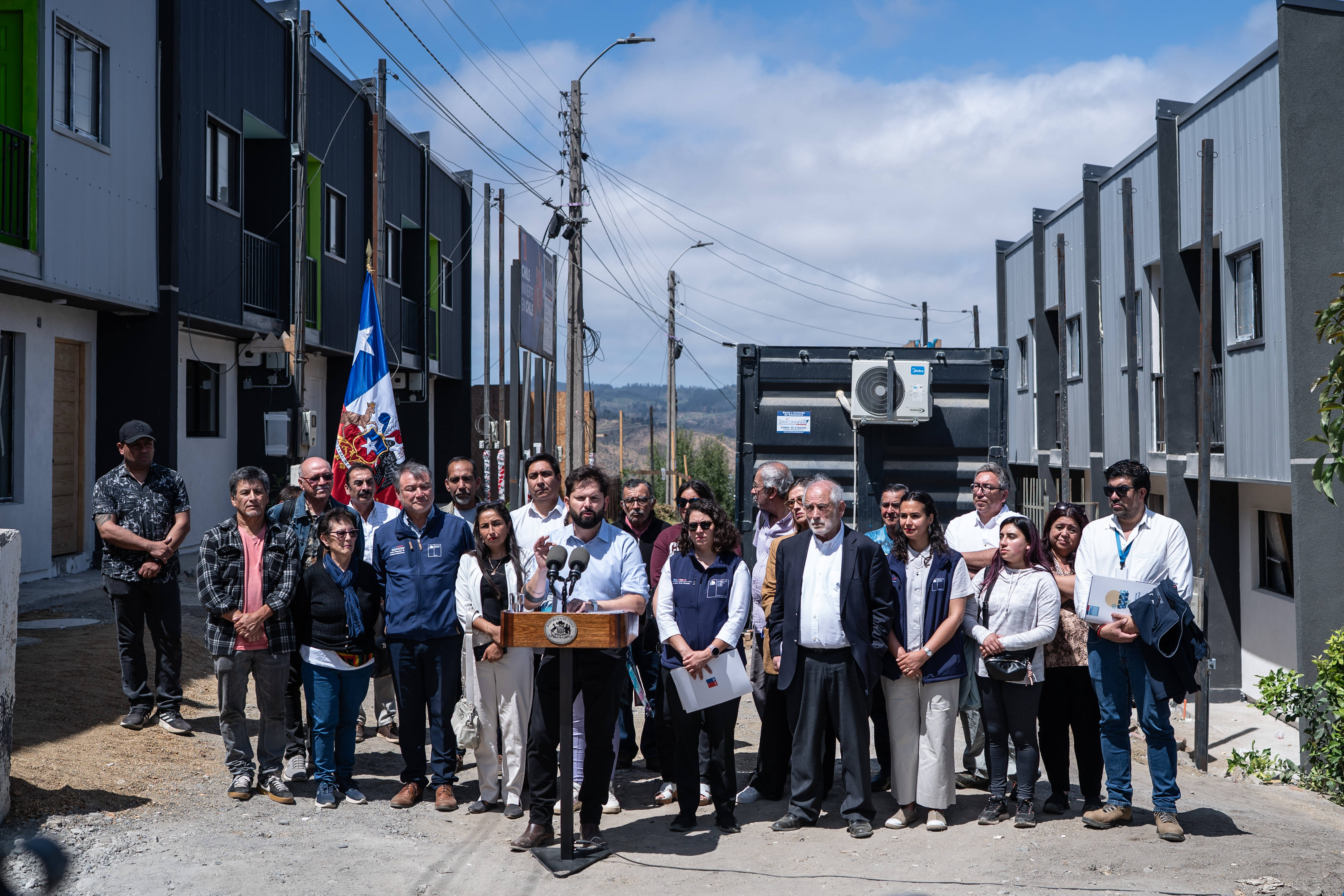 Presidente Gabriel Boric encabeza encuentro con dirigentes de sectores afectados por incendios de Viña del Mar