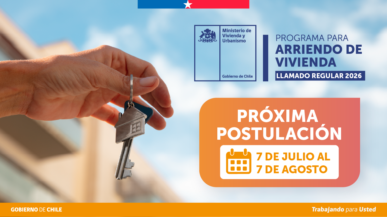 Minvu anuncia la próxima apertura del llamado al Subsidio de Arriendo de 2026