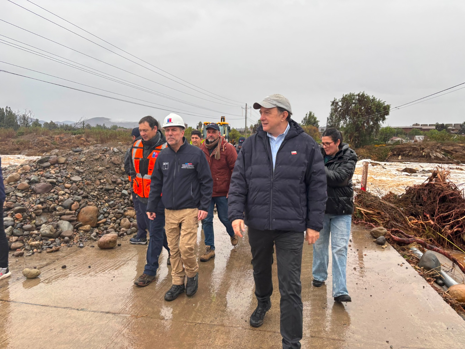 Ministro Ivan Poduje mantiene despliegue en la Región de Coquimbo para  enfrentar emergencia por sistema frontal