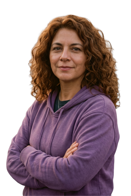 Mujer jefa de hogar beneficiaria del programa