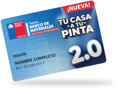 Tarjeta Banco de Materiales para casas y deptos